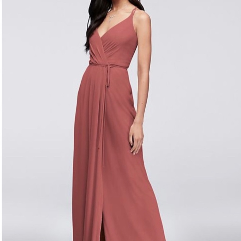 David's Bridal Bridesmaid Wrap Dress -Sedona!